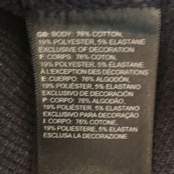 The North Face Men’s Waffle Knit L/S Shirt Navy Blue XL - Picture 9 of 11